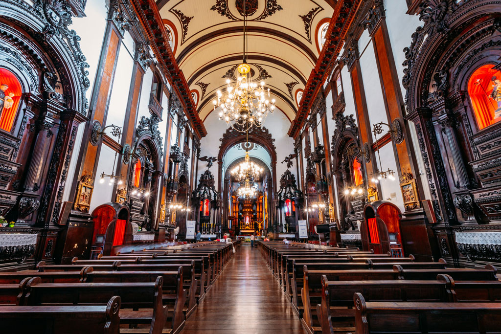 Catedral Metropolitana de Campinas - interior - entalhe