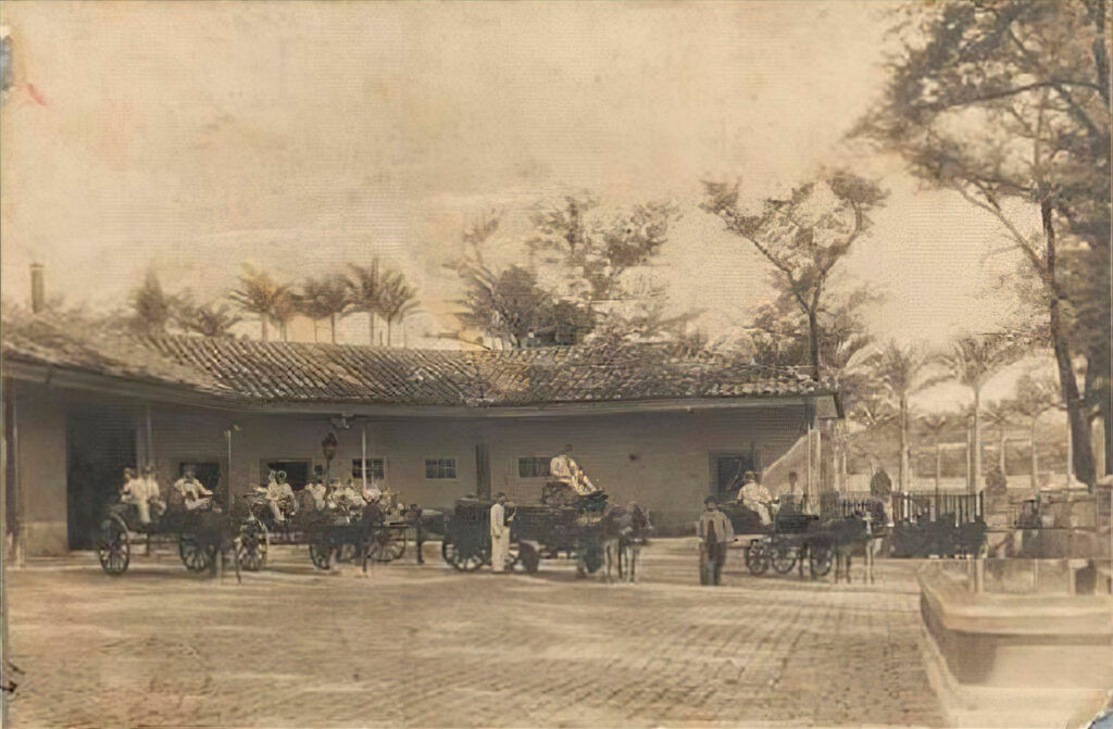 Imagem do edifício do Mercado Grande já adaptado como Desinfectório Central